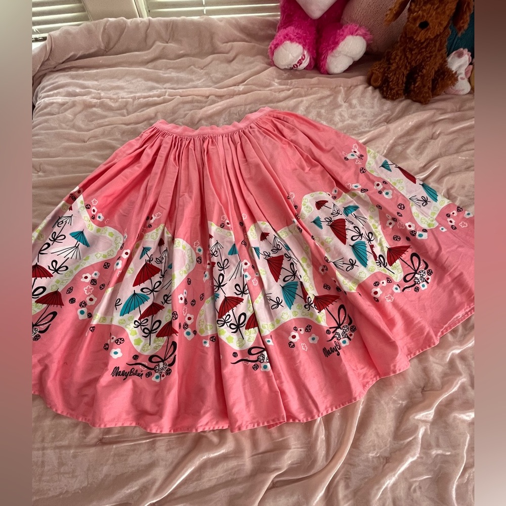 RARE Pinup Couture Mary Blair umbrella skirt